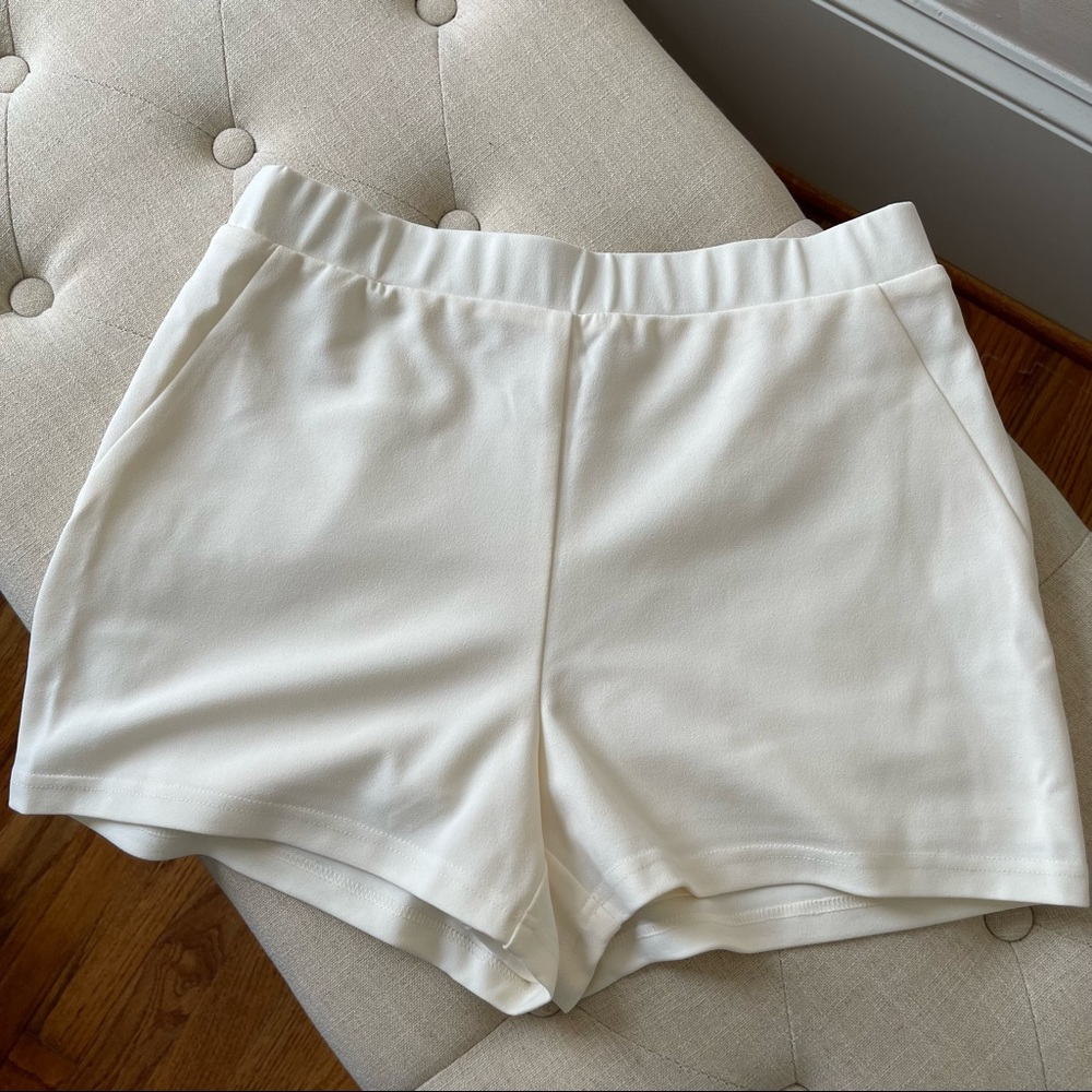 NEW Stretchy White Shorts